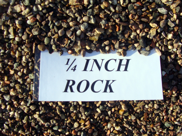 1/4 Inch Rock